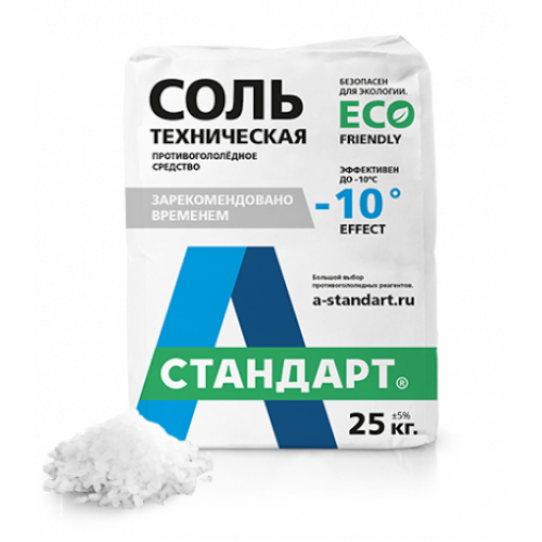 Противогололедный реагент «А Стандарт - Соль техническая» 1000 кг. Противогололедный реагент «А Стандарт - Соль техническая» 1000 кг.